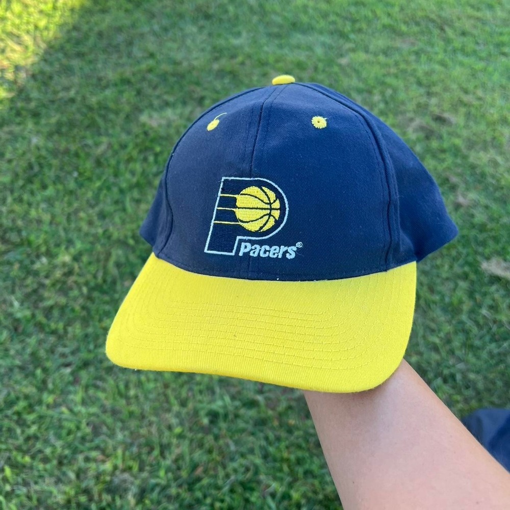1990s Indiana Pacers Logo Athletic SnapBack Hat